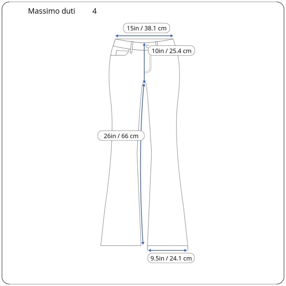 Massimo Duti Crop Kick Out Flare High Rise Jean 4 - Picture 2 of 14